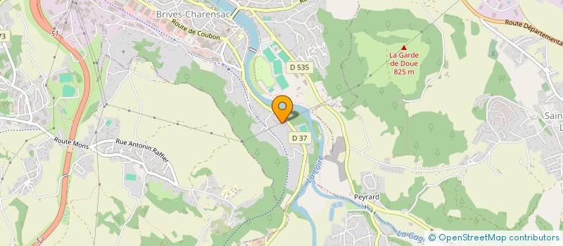 localisation de l'entreprise MADAME SYLVIE BOUTIN  BRIVES-CHARENSAC