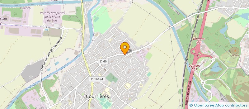 localisation de l'entreprise MADAME SYLVIE BOUTRY à COURRIERES
