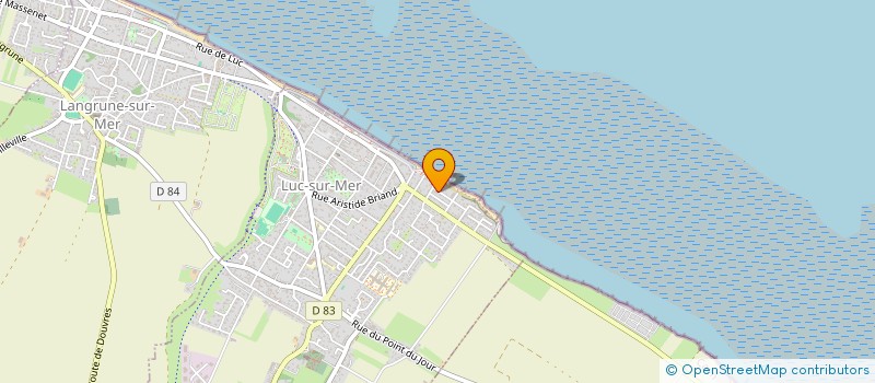 localisation de l'entreprise MADAME SYLVIE BOUTTEN  LUC-SUR-MER