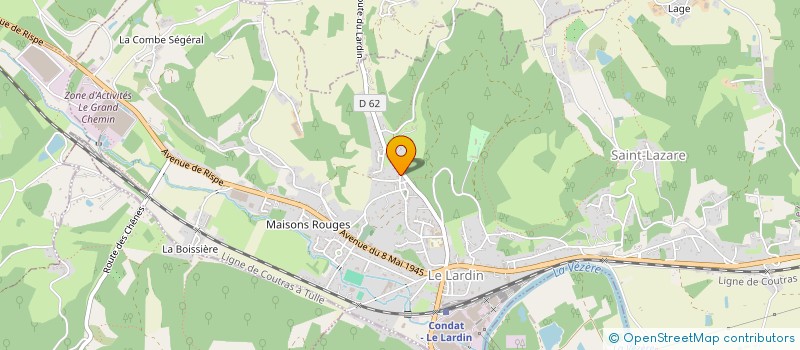 localisation de l'entreprise MADAME SYLVIE BOUVANT  LE LARDIN-SAINT-LAZARE