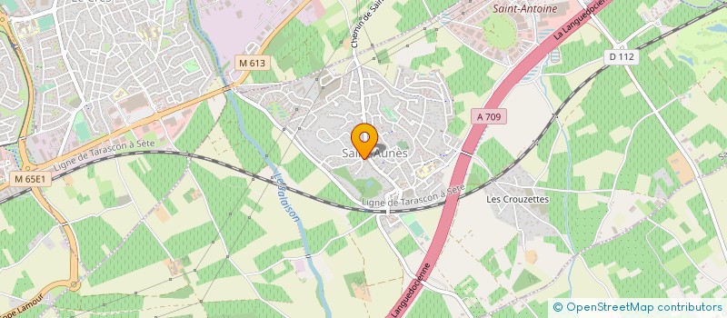 localisation de l'entreprise MADAME SYLVIE BOUVIN à SAINT-AUNES