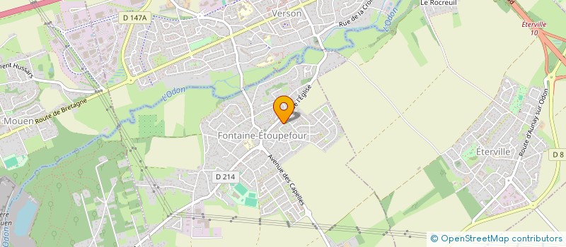 localisation de l'entreprise MADAME SYLVIE BOUYAT  FONTAINE-ETOUPEFOUR