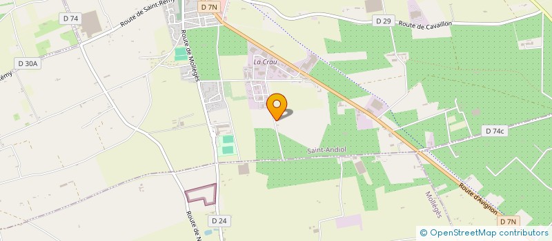 localisation de l'entreprise MADAME SYLVIE BOYER  SAINT-ANDIOL