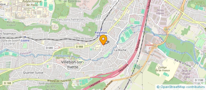 localisation de l'entreprise MADAME SYLVIE BRACONNIER à PALAISEAU