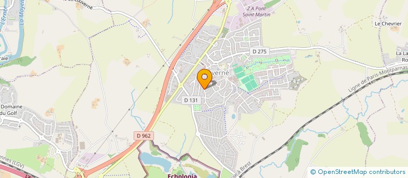 localisation de l'entreprise MADAME SYLVIE BREAL à LOUVERNE