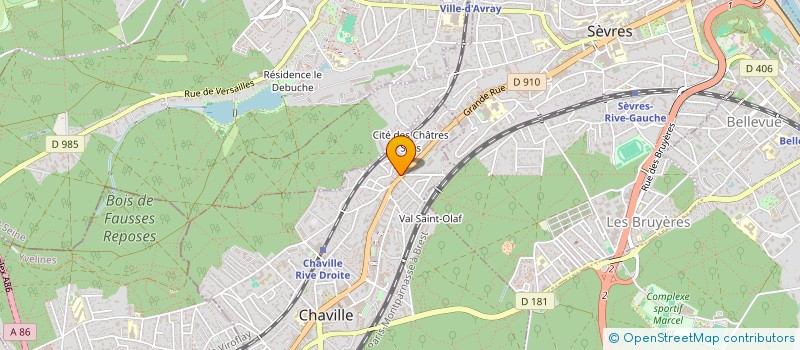 localisation de l'entreprise MADAME SYLVIE BREANT à CHAVILLE