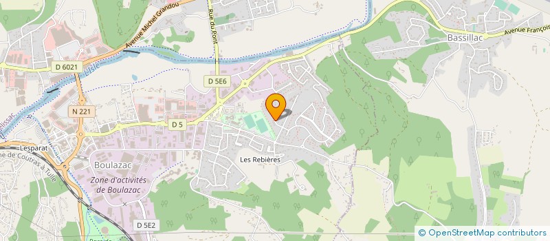 localisation de l'entreprise MADAME SYLVIE BREJASSOU  BOULAZAC ISLE MANOIRE