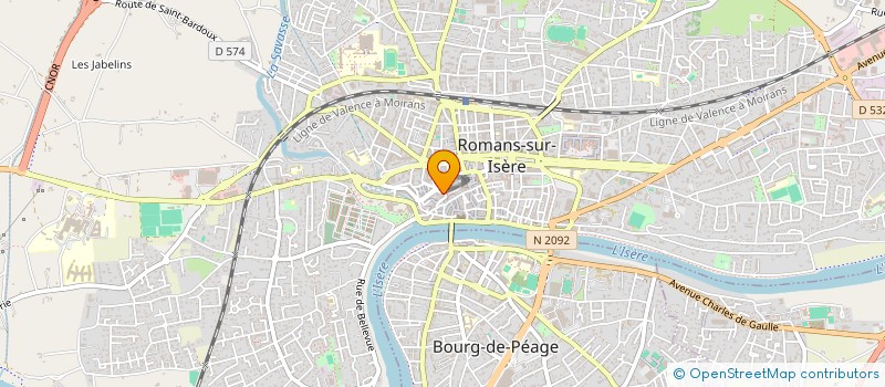 localisation de l'entreprise MADAME SYLVIE BREJAT à ROMANS-SUR-ISERE