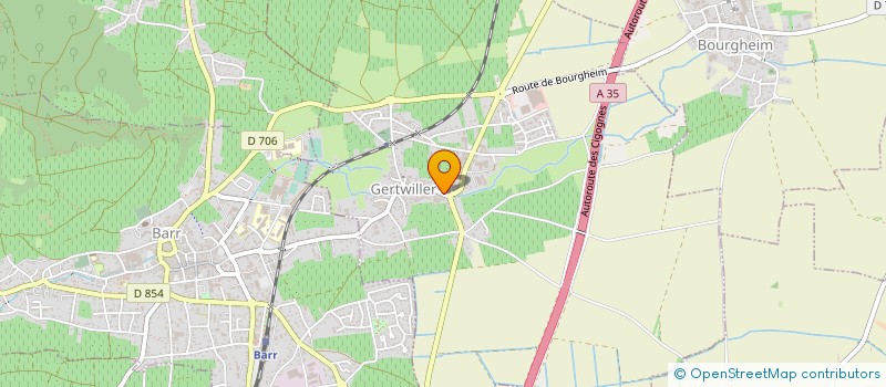 localisation de l'entreprise MADAME SYLVIE BRENNER  GERTWILLER