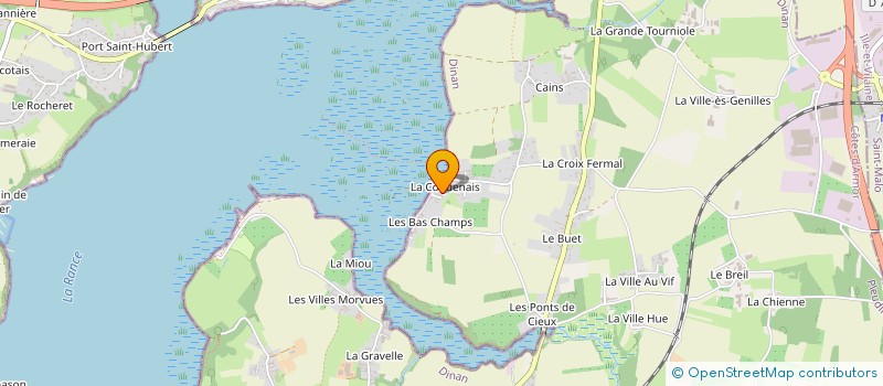 localisation de l'entreprise MADAME SYLVIE BRETON à PLEUDIHEN-SUR-RANCE