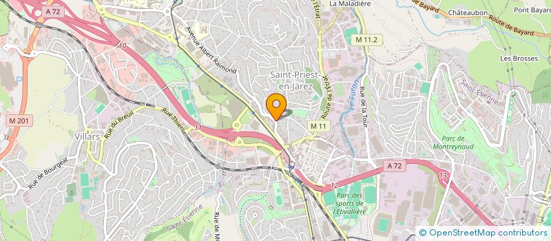 localisation de l'entreprise MADAME SYLVIE BREUIL  SAINT-PRIEST-EN-JAREZ