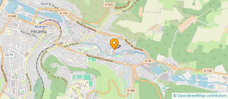 localisation de l'entreprise MADAME SYLVIE BRIARD  FECAMP