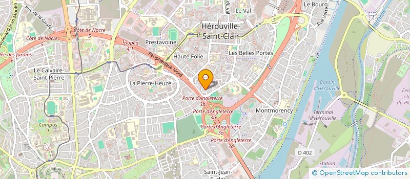 localisation de l'entreprise MADAME SYLVIE BRICON  HEROUVILLE-SAINT-CLAIR