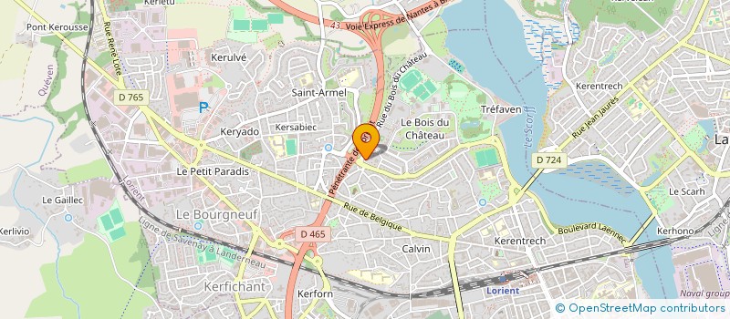 localisation de l'entreprise MADAME SYLVIE BRIENT à LORIENT