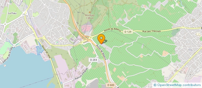 localisation de l'entreprise MADAME SYLVIE BRIGLIOZZI à FRONTIGNAN