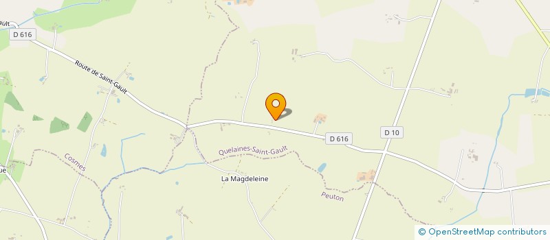 localisation de l'entreprise MADAME SYLVIE BRION à QUELAINES-SAINT-GAULT