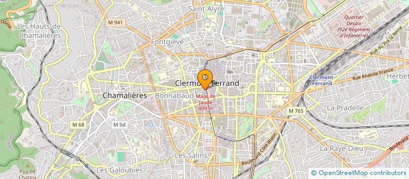 localisation de l'entreprise MADAME SYLVIE BRIONNET à CLERMONT-FERRAND