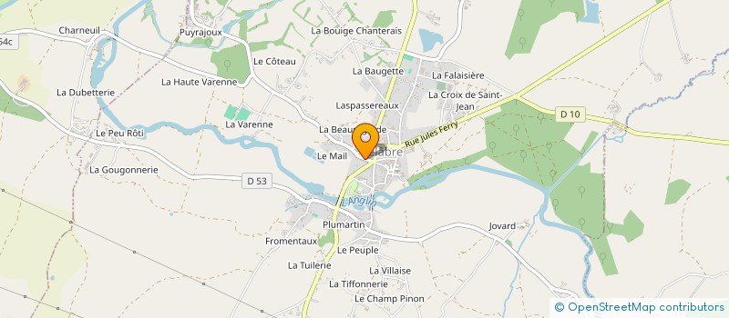 localisation de l'entreprise MADAME SYLVIE BRISSONNET à BELABRE