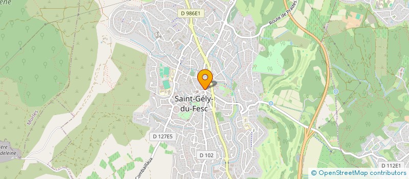localisation de l'entreprise MADAME SYLVIE BRIVET à SAINT-GELY-DU-FESC