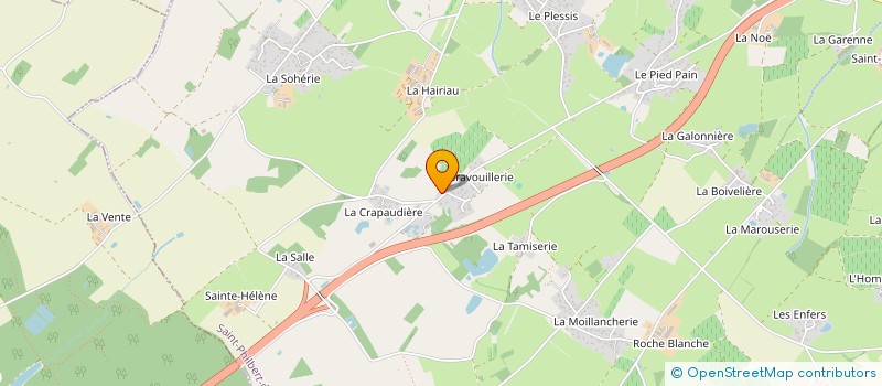 localisation de l'entreprise MADAME SYLVIE BROQUET à SAINT-PHILBERT-DE-GRAND-LIEU