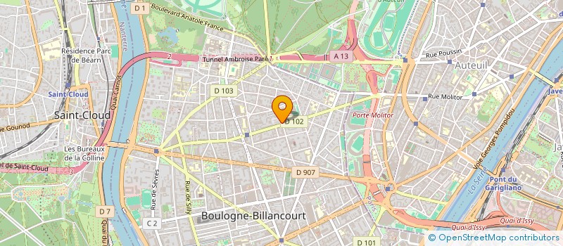 localisation de l'entreprise MADAME SYLVIE BROSSEAU à BOULOGNE-BILLANCOURT