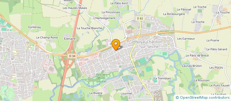 localisation de l'entreprise MADAME SYLVIE BROUARD  NOYAL-CHATILLON-SUR-SEICHE