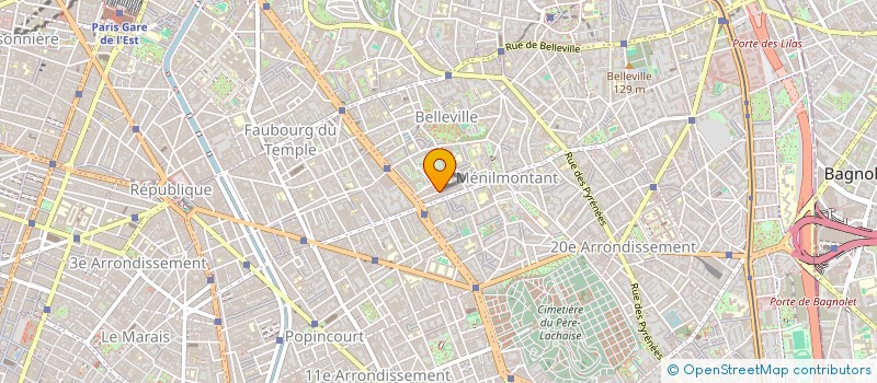 localisation de l'entreprise MADAME SYLVIE BRUN  PARIS