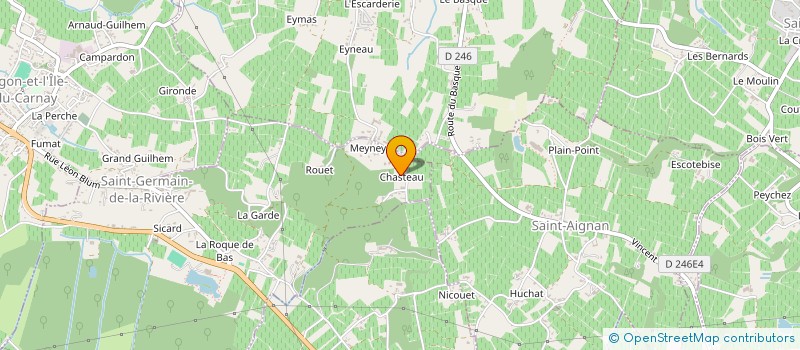 localisation de l'entreprise MADAME SYLVIE BRUN  SAINT-GERMAIN-DE-LA-RIVIERE