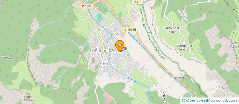 localisation de l'entreprise MADAME SYLVIE BRUN à LES DEUX ALPES