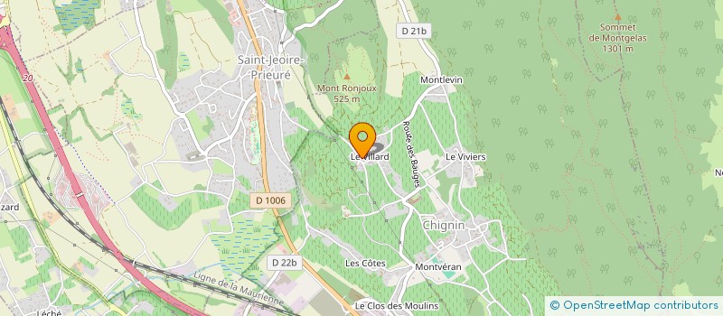 localisation de l'entreprise MADAME SYLVIE BRUN  CHIGNIN