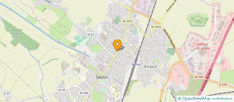 localisation de l'entreprise MADAME SYLVIE BRUNET  SECLIN