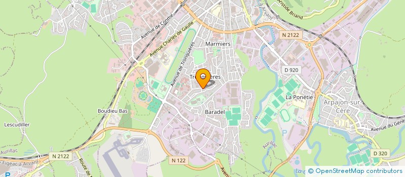 localisation de l'entreprise MADAME SYLVIE BRUNET à AURILLAC