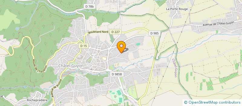 localisation de l'entreprise MADAME SYLVIE BRUNET à CHATEL-GUYON