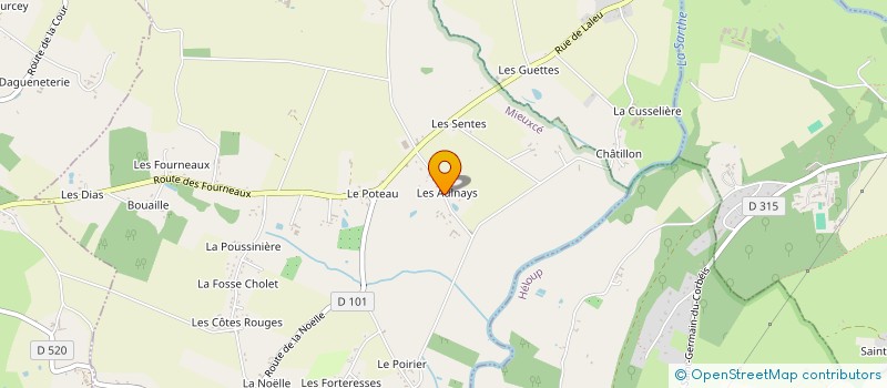 localisation de l'entreprise MADAME SYLVIE BUGUET à MENIL-ERREUX
