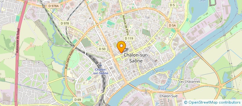 localisation de l'entreprise MADAME SYLVIE BUISSON à CHALON-SUR-SAONE