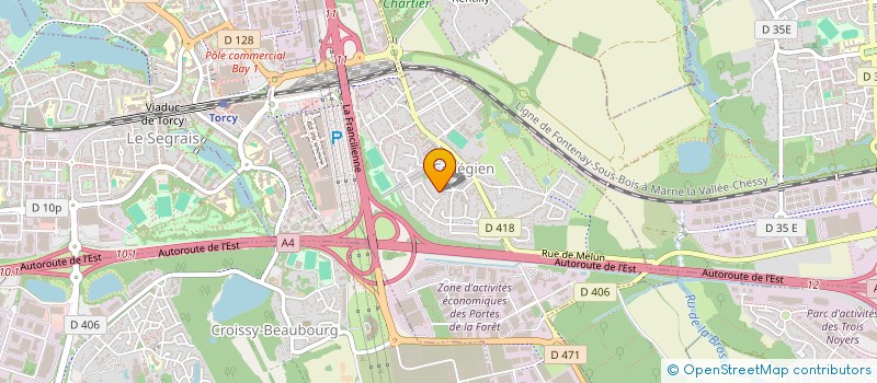 localisation de l'entreprise MADAME SYLVIE BUISSON  COLLEGIEN