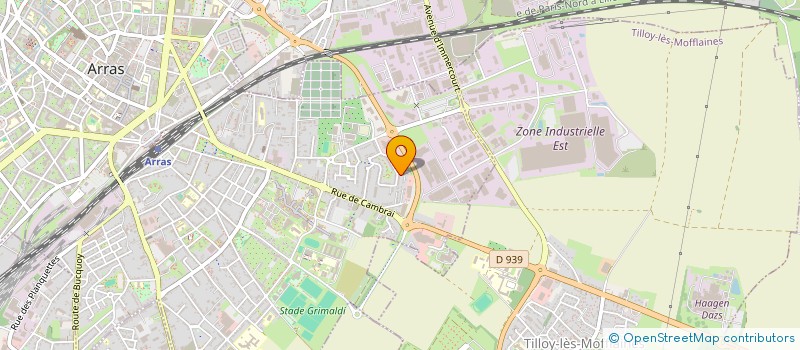 localisation de l'entreprise MADAME SYLVIE BULOT à ARRAS