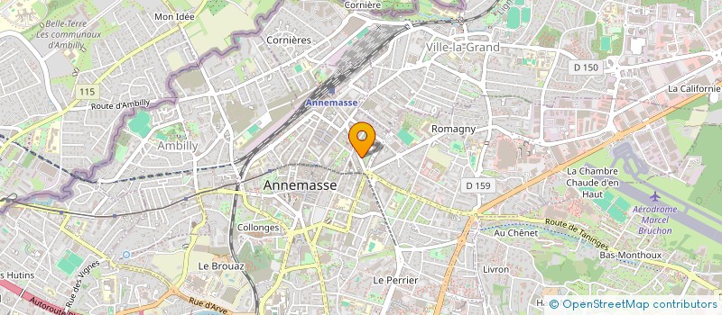 localisation de l'entreprise MADAME SYLVIE BULUT à ANNEMASSE