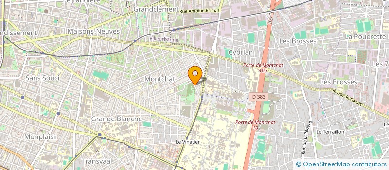 localisation de l'entreprise MADAME SYLVIE BUQUET  LYON