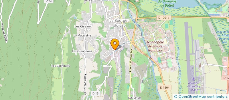 localisation de l'entreprise MADAME SYLVIE BURG  LE BOURGET-DU-LAC