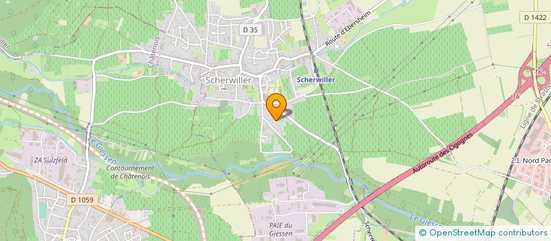 localisation de l'entreprise MADAME SYLVIE BURGER  SCHERWILLER