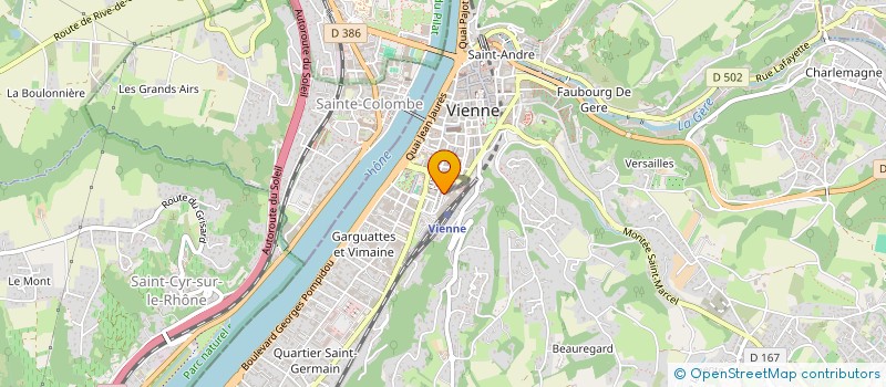 localisation de l'entreprise MADAME SYLVIE BURKI à VIENNE
