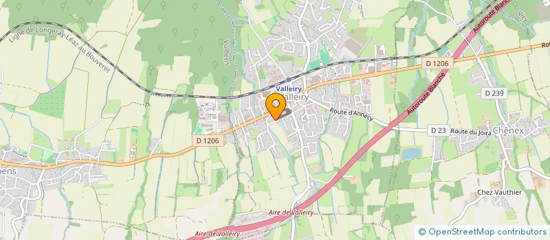 localisation de l'entreprise MADAME SYLVIE BURNET  VALLEIRY