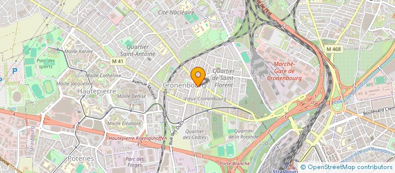 localisation de l'entreprise MADAME SYLVIE BUSSIERE à STRASBOURG