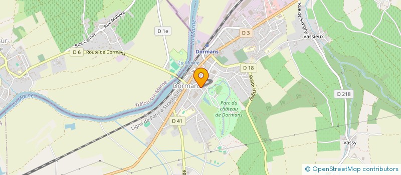 localisation de l'entreprise MADAME SYLVIE BUYCK  DORMANS