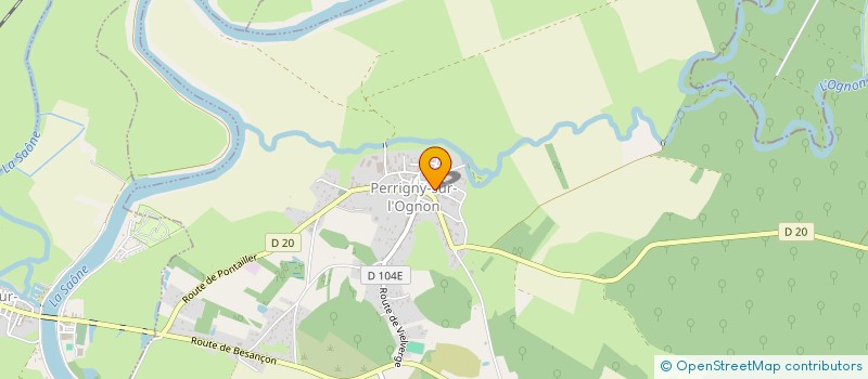 localisation de l'entreprise MADAME SYLVIE CABEDOCHE  PERRIGNY-SUR-L'OGNON