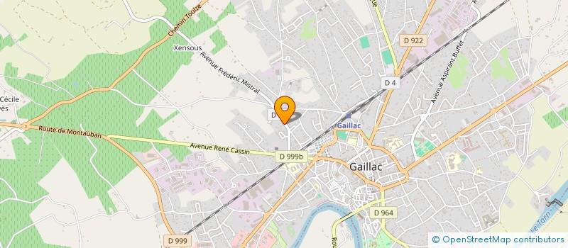 localisation de l'entreprise MADAME SYLVIE CABROLIE  GAILLAC