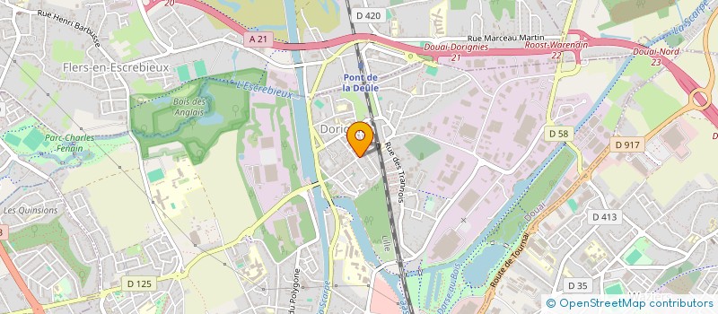 localisation de l'entreprise MADAME SYLVIE CADART  DOUAI