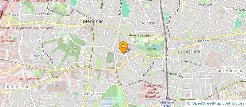 localisation de l'entreprise MADAME SYLVIE CAILLEAU  MERIGNAC