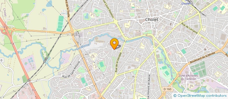 localisation de l'entreprise MADAME SYLVIE CAILLEAU à CHOLET